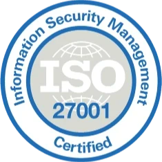 ISO 27001 certificate badge